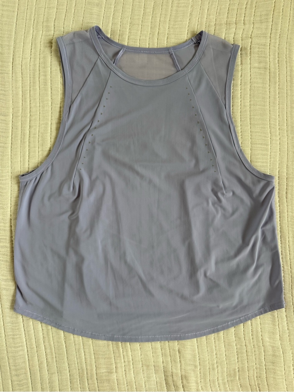 Lululemon Lavender Mesh Back Running Tank Top Size Small